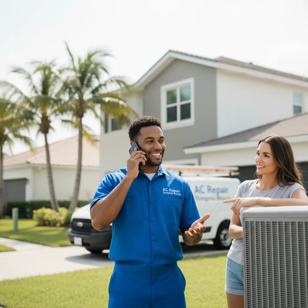 AC Repair Pompano Beach customer support in North Riverside